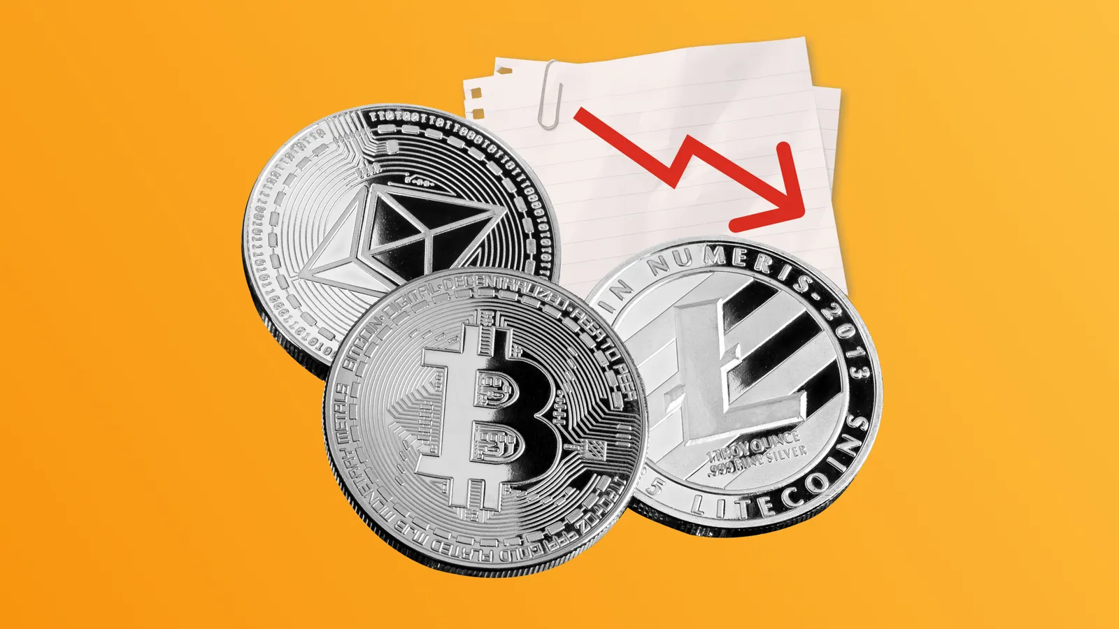 Bitcoin and Ethereum price charts showing volatility during options expiration