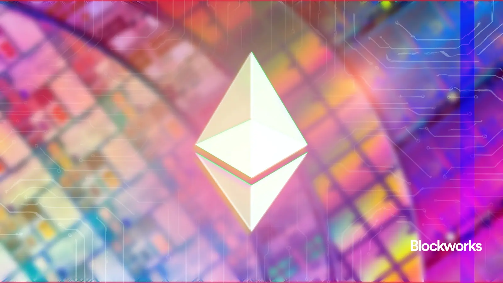 Ethereum logo rising above $2,000 price chart after network upgrade