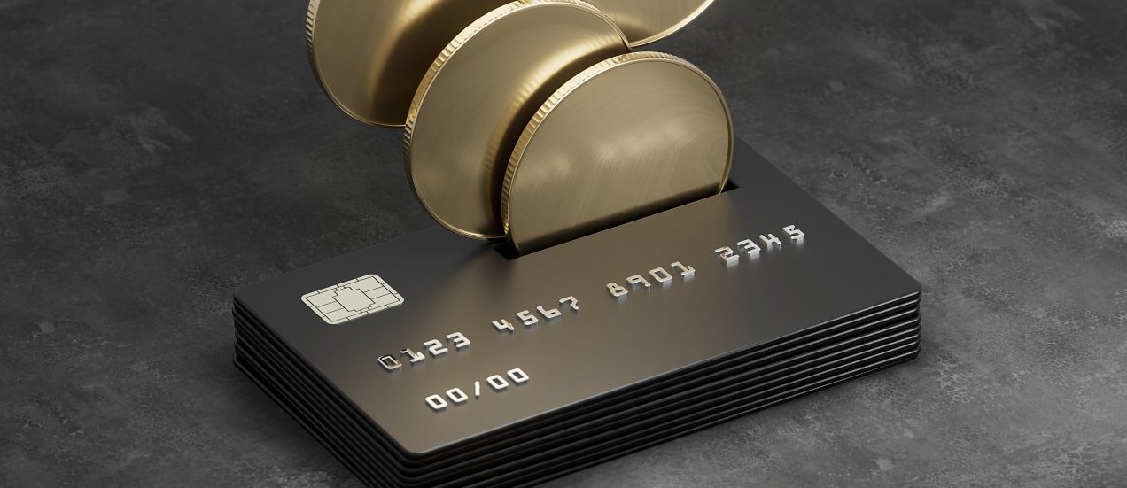 Bank and DeFi icons connected by a blockchain network